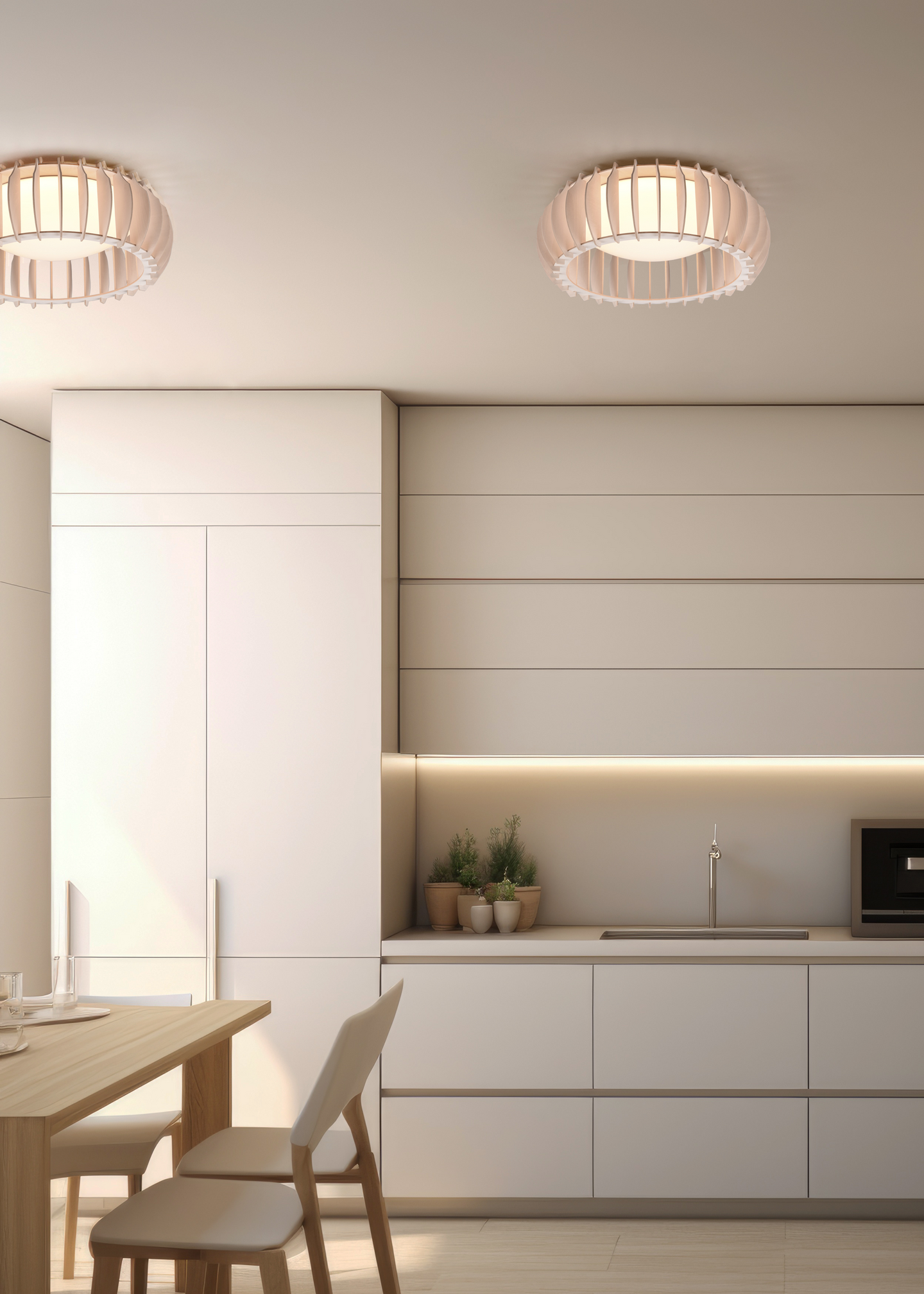 Kattovalaisin TRIO Monte led 40cm puu