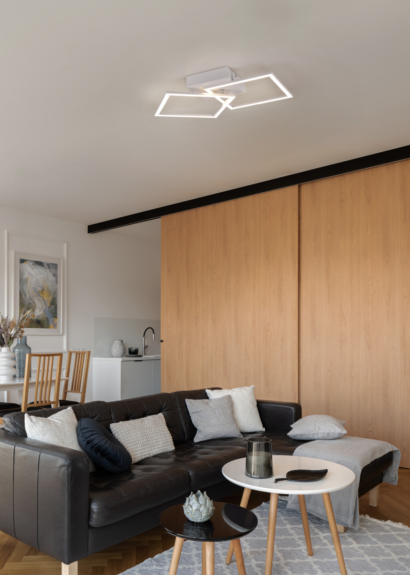 Kattovalaisin TRIO Trail led 2500lm 2-osainen mattavalkoinen