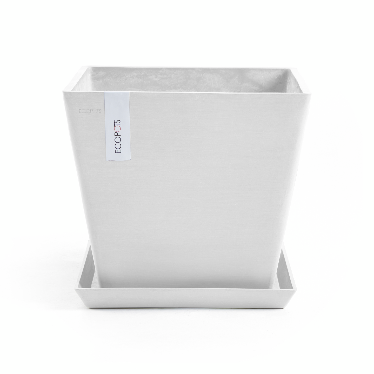 Ruukku Ecopots Rotterdam 30cm valkoinen