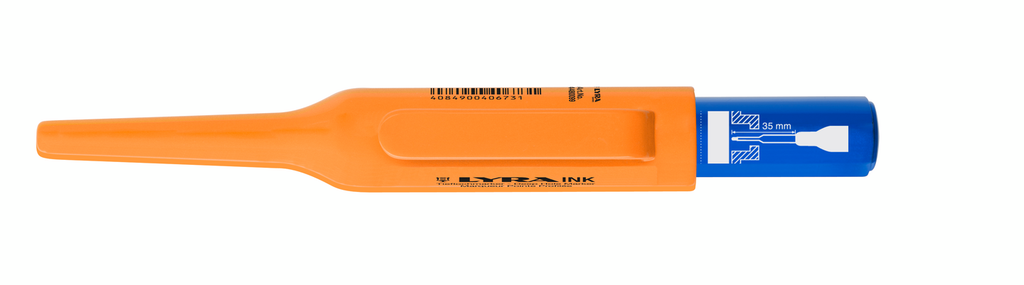 Reikämarkkeri Lyra INK sininen DP
