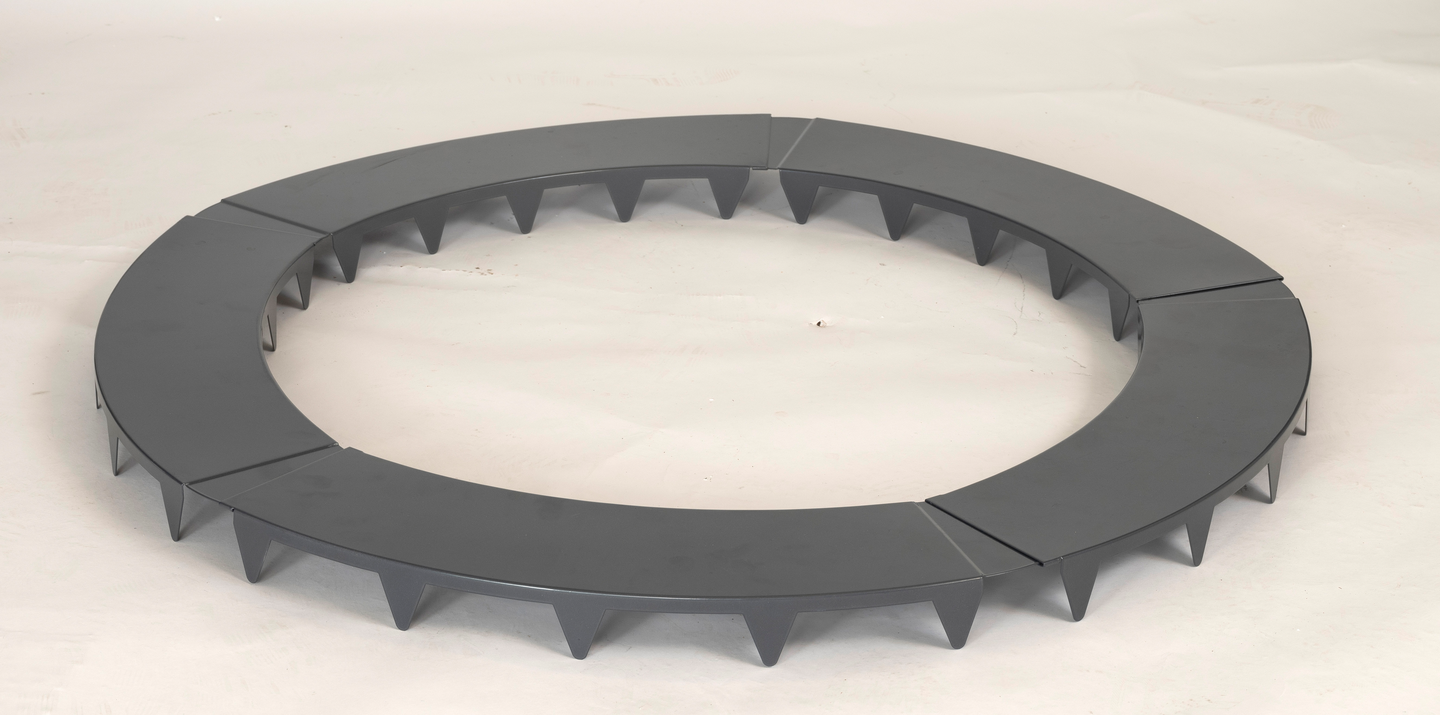 KANTSKYDD SKOTTE GARDEN UNIK RUND GRÅ, 2-PACK