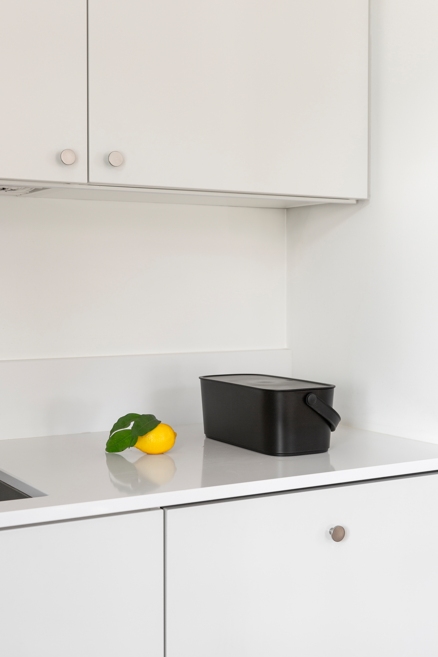 Sini biojäteastia musta