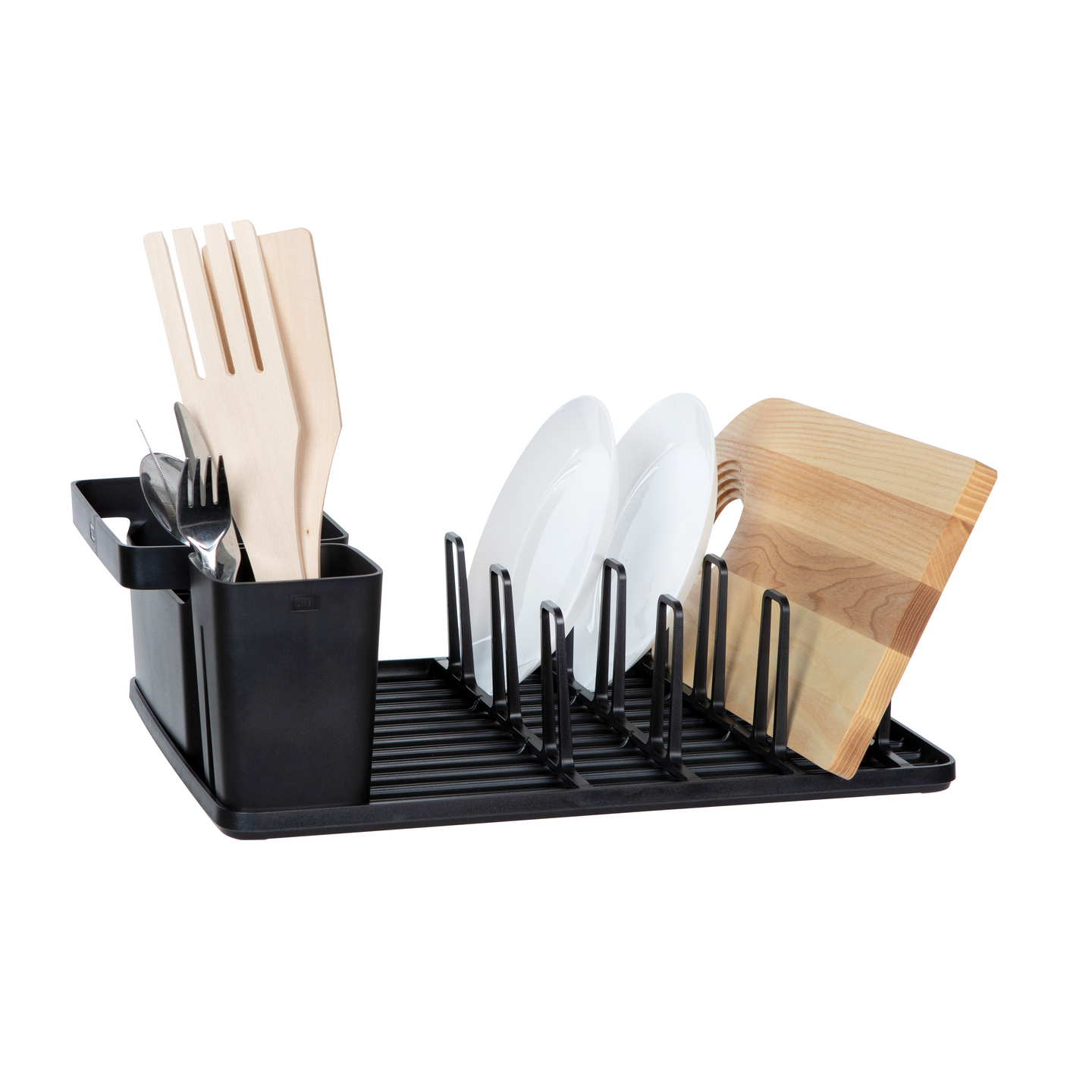 Sini kuivausalusta musta