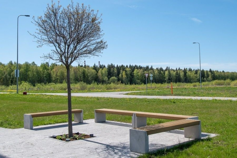 Betonipenkki Leikkiturva KB733 ilman selkänojaa 1kpl