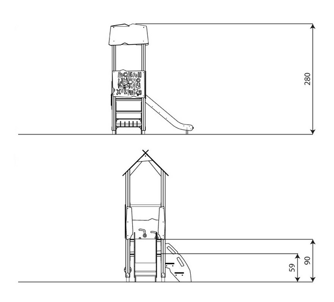 Liukumäki Leikkiturva VWD 1434 1kpl
