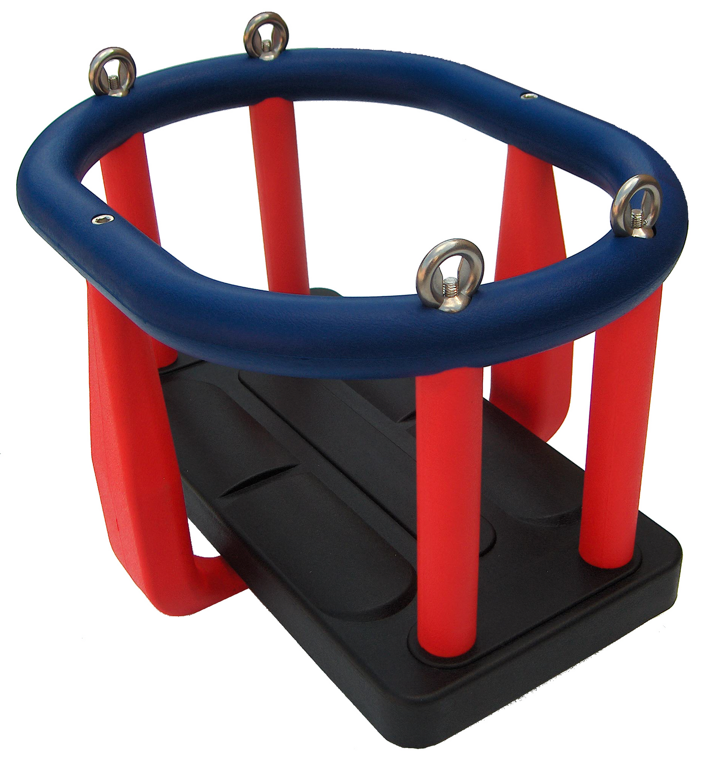 Turvaistuin ja ketjut Leikkiturva sini-puna-musta 1kpl