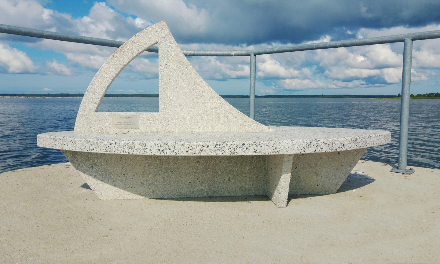 Betonipenkki Leikkiturva KB723 purje 1kpl