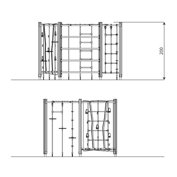 Kiipeilykehä Leikkiturva VWD 1420 1kpl