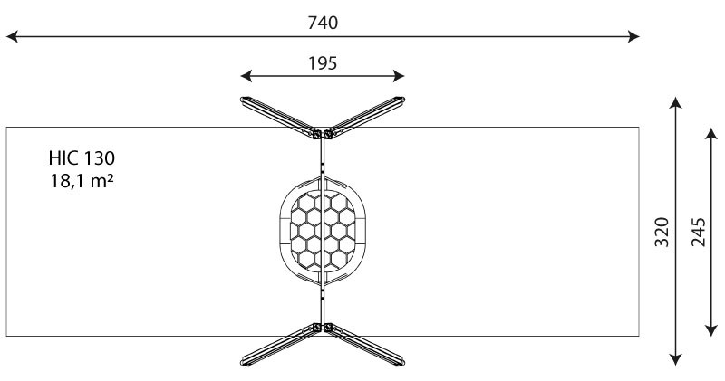 Hämähäkkikeinu Leikkiturva VWD 1423-1 1kpl