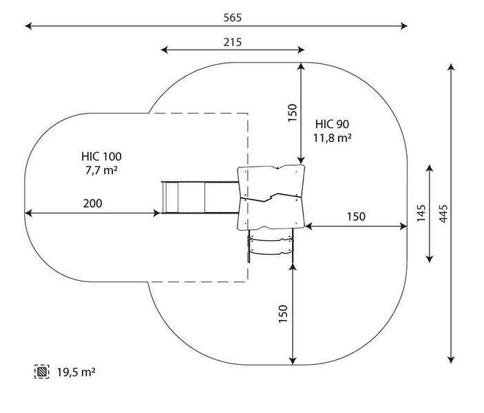 Liukumäki Leikkiturva VWD 1434 1kpl