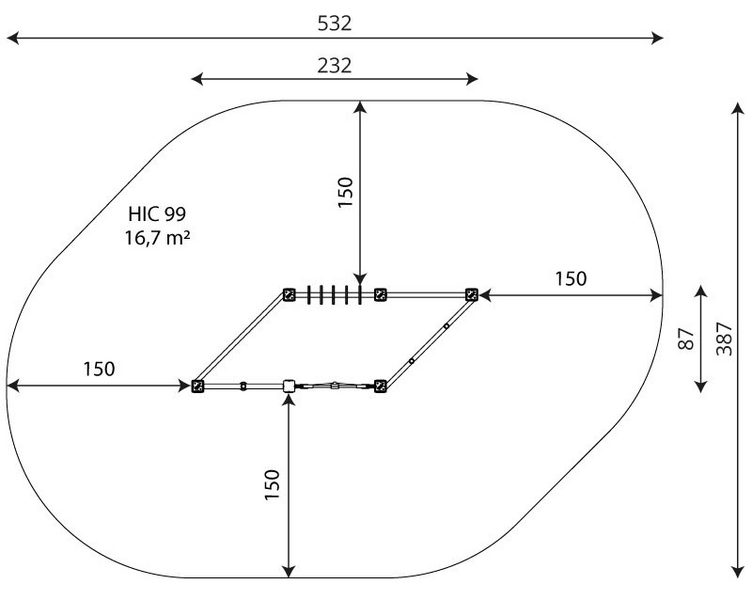 Kiipeilyseinät Leikkiturva VWD 1460 1kpl