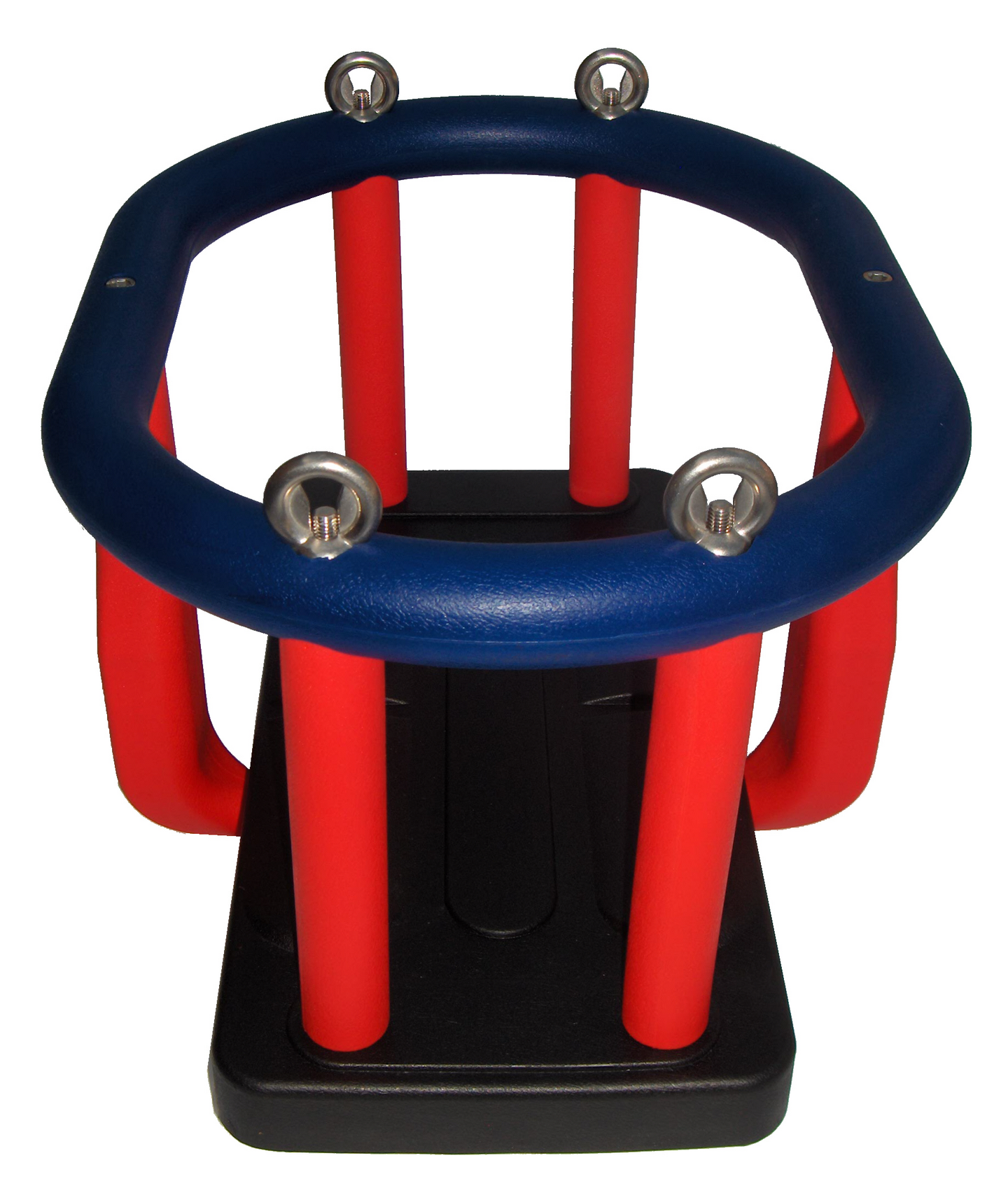 Turvaistuin ja ketjut Leikkiturva sini-puna-musta 1kpl