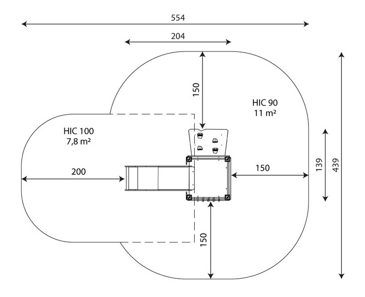 Liukumäki Leikkiturva VWD 1403 1kpl