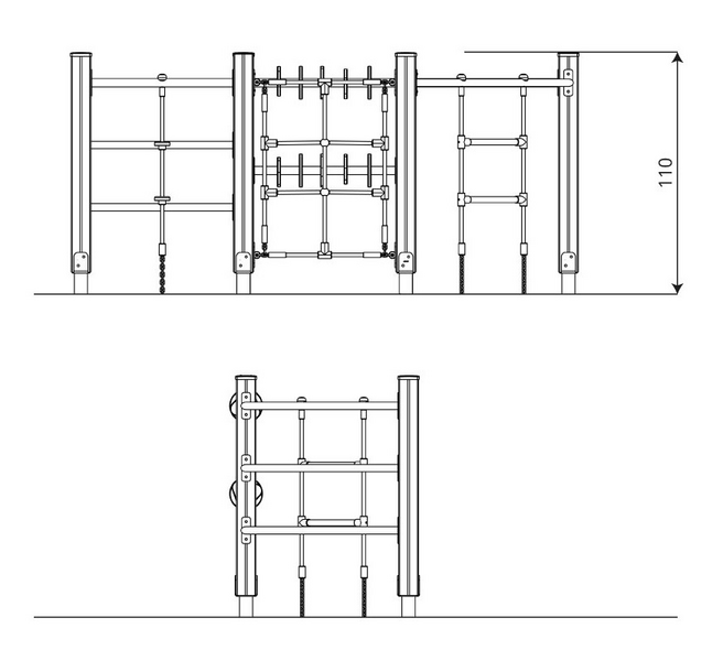 Kiipeilyseinät Leikkiturva VWD 1460 1kpl