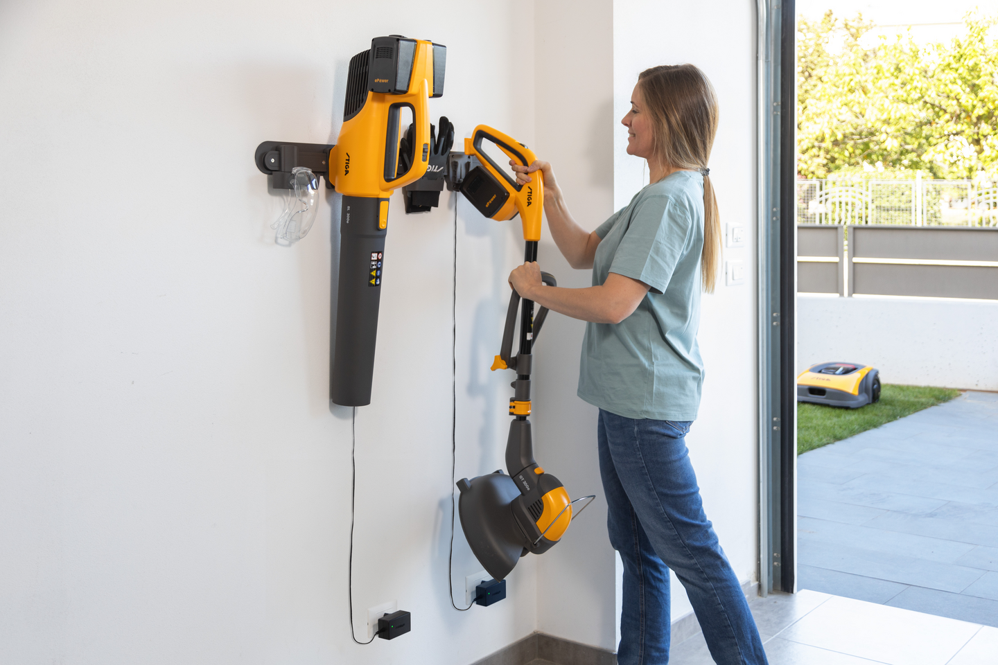 Akkutrimmeri Stiga GT 300e Kit 2x2,0Ah