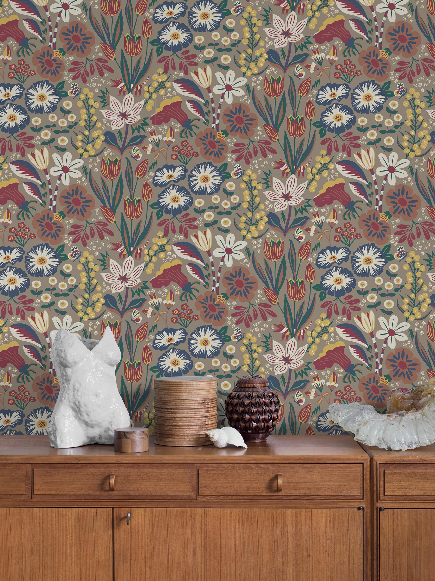 Kuitutapetti Swedish Designers 2096 Hanna Werning Trädgården 10,05m