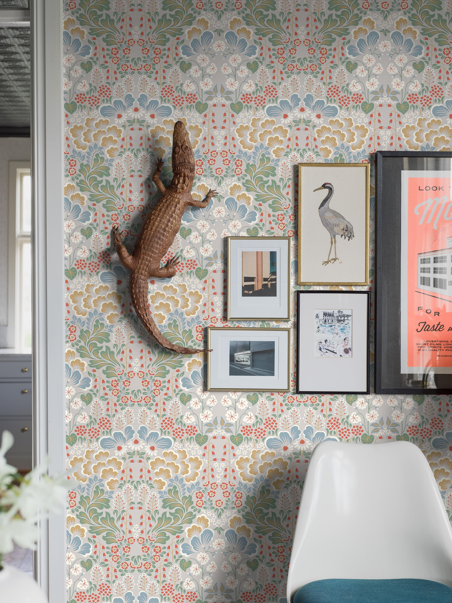 Kuitutapetti Swedish Designers 2098 Hanna Werning Blomstervall 10,05m