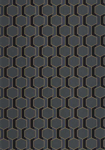 Kuitutapetti Casadeco Derby 89309875 Hamilton Noir Reglisse 10,05m