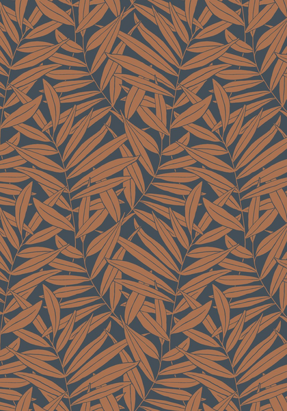 Kuitutapetti Casadeco Derby 89318860 Preston Rouille 10,05m