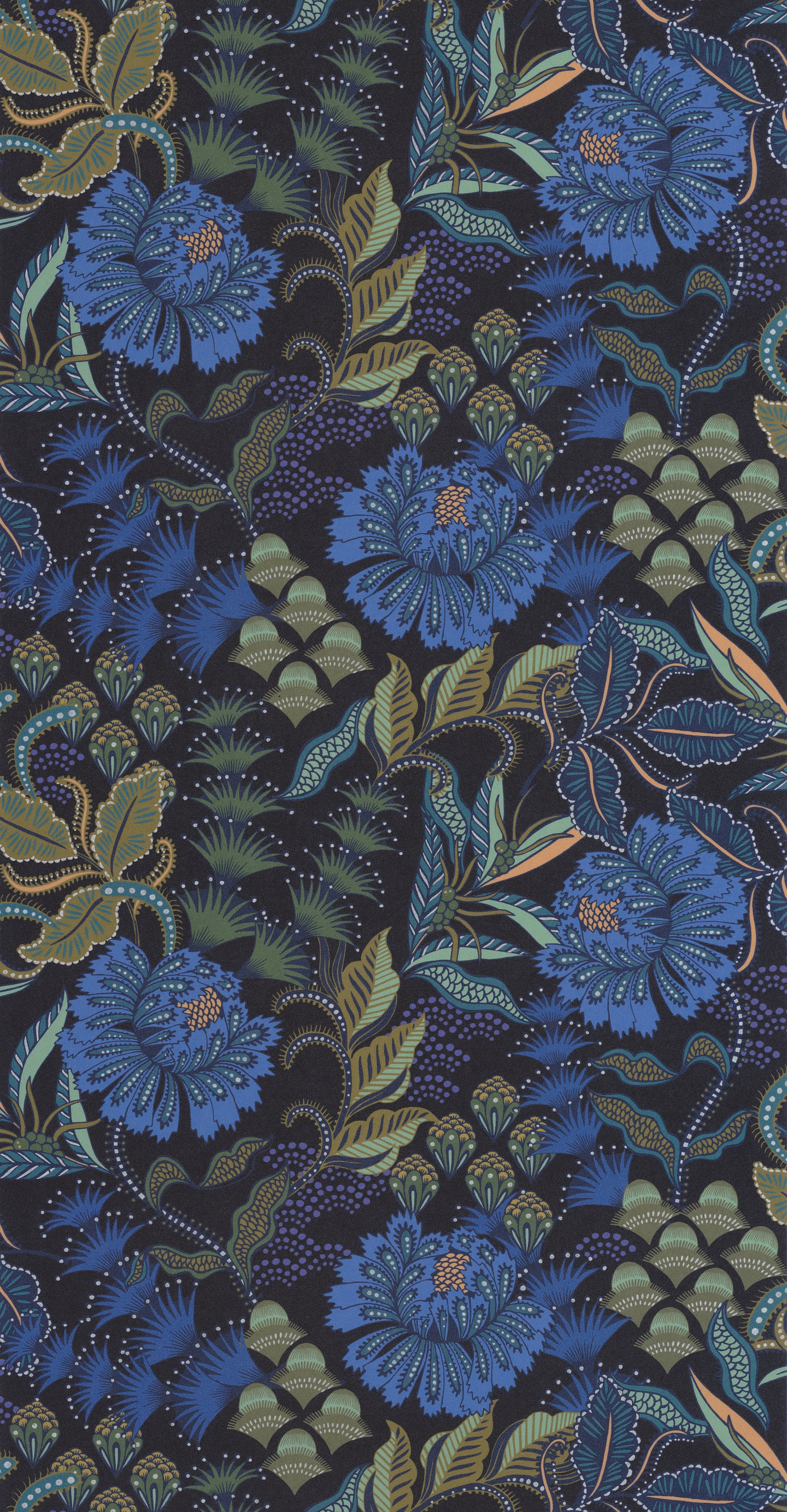 Kuitutapetti Casadeco Derby 89286312 Bloomsbury Bleu Indigo 10,05m