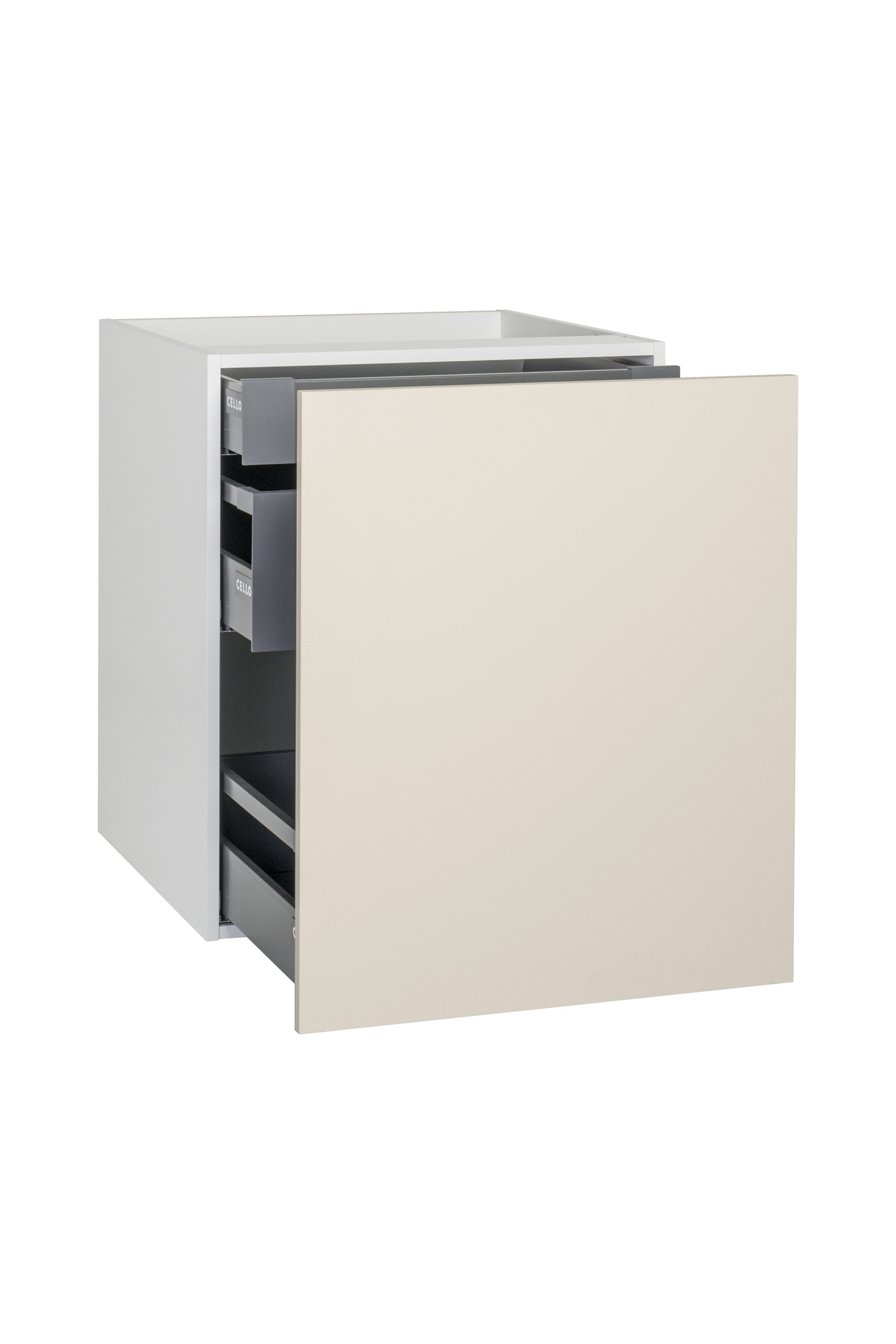 Alakaappi Cello Keittiö 71cm laatikolla ja 2 sisälaatikolla