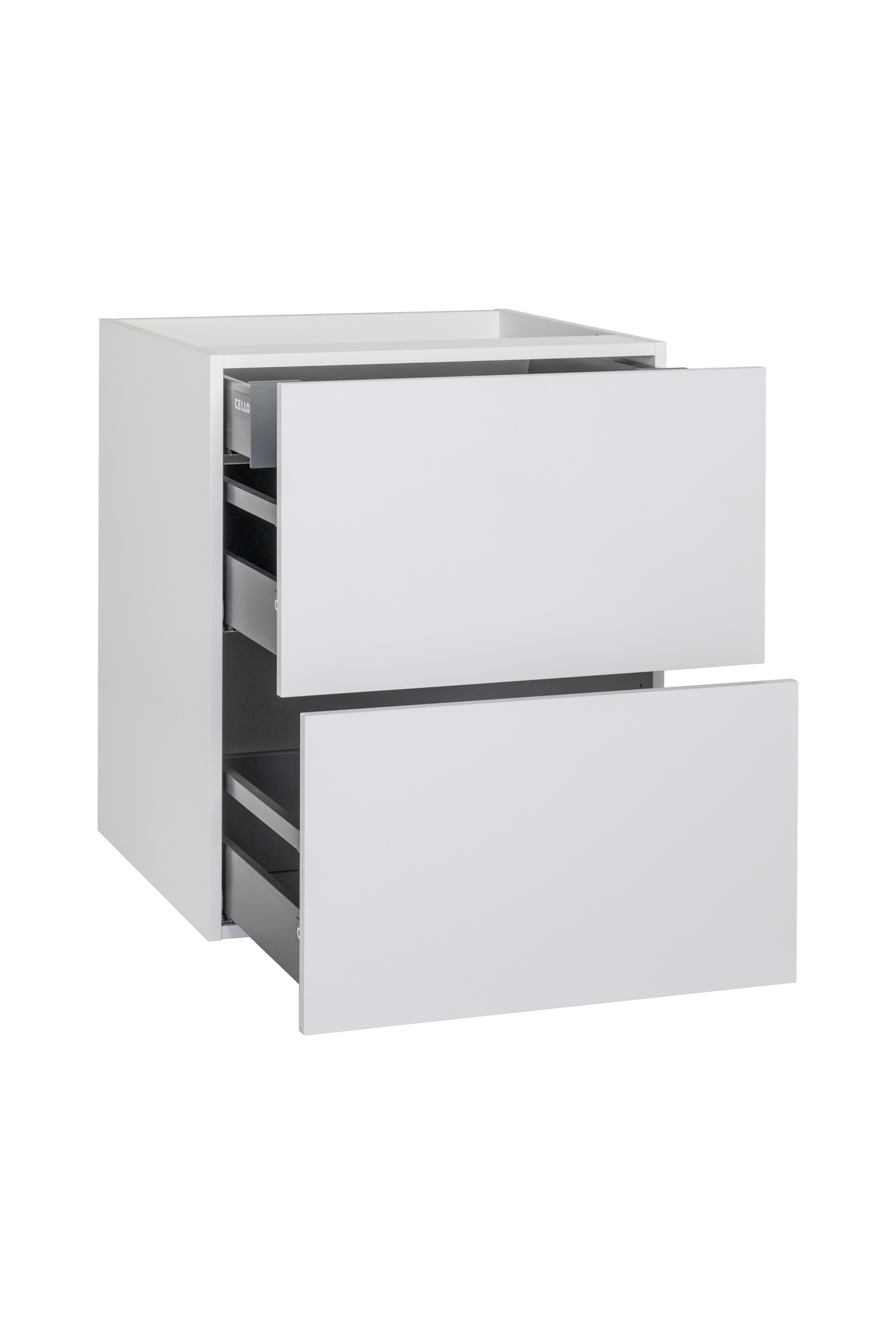 Alakaappi Cello Keittiö 71cm 2 laatikolla ja sisälaatikolla