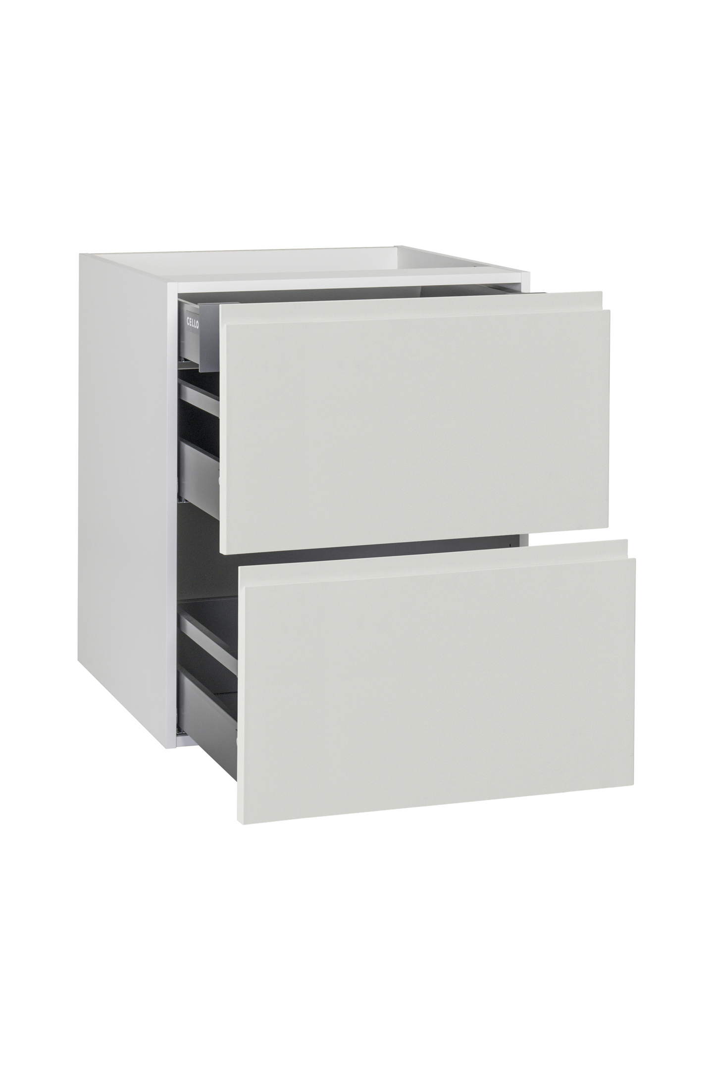 Alakaappi Cello Keittiö 71cm 2 laatikolla ja sisälaatikolla