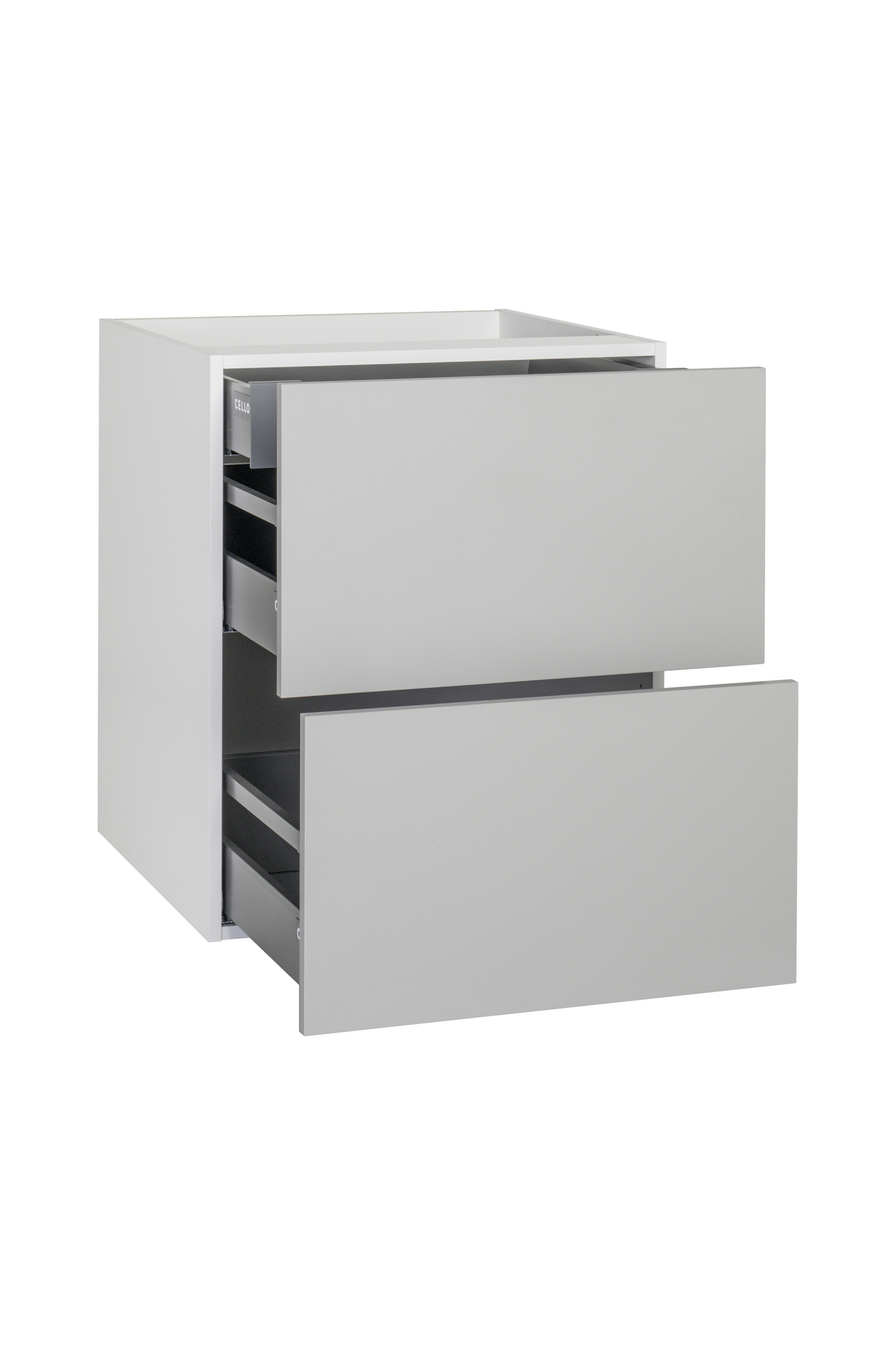 Alakaappi Cello Keittiö 71cm 2 laatikolla ja sisälaatikolla