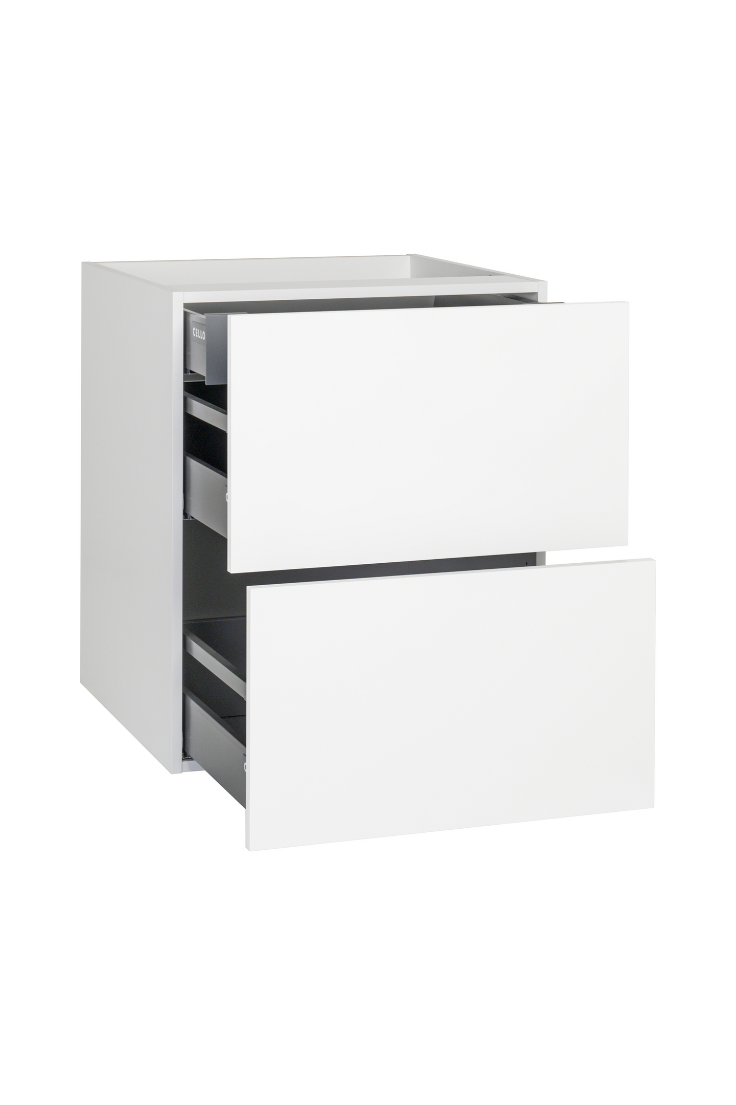 Alakaappi Cello Keittiö 71cm 2 laatikolla ja sisälaatikolla