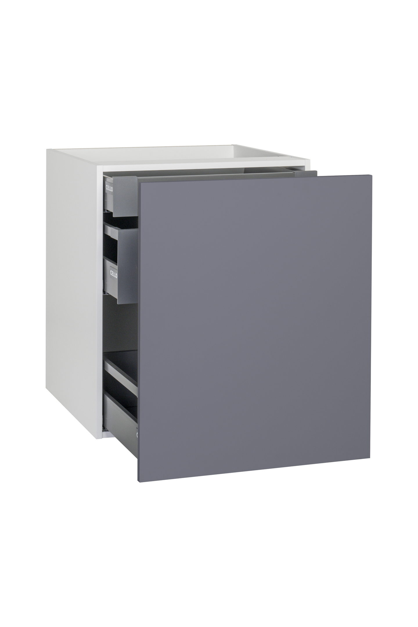 Alakaappi Cello Keittiö 71cm laatikolla ja 2 sisälaatikolla