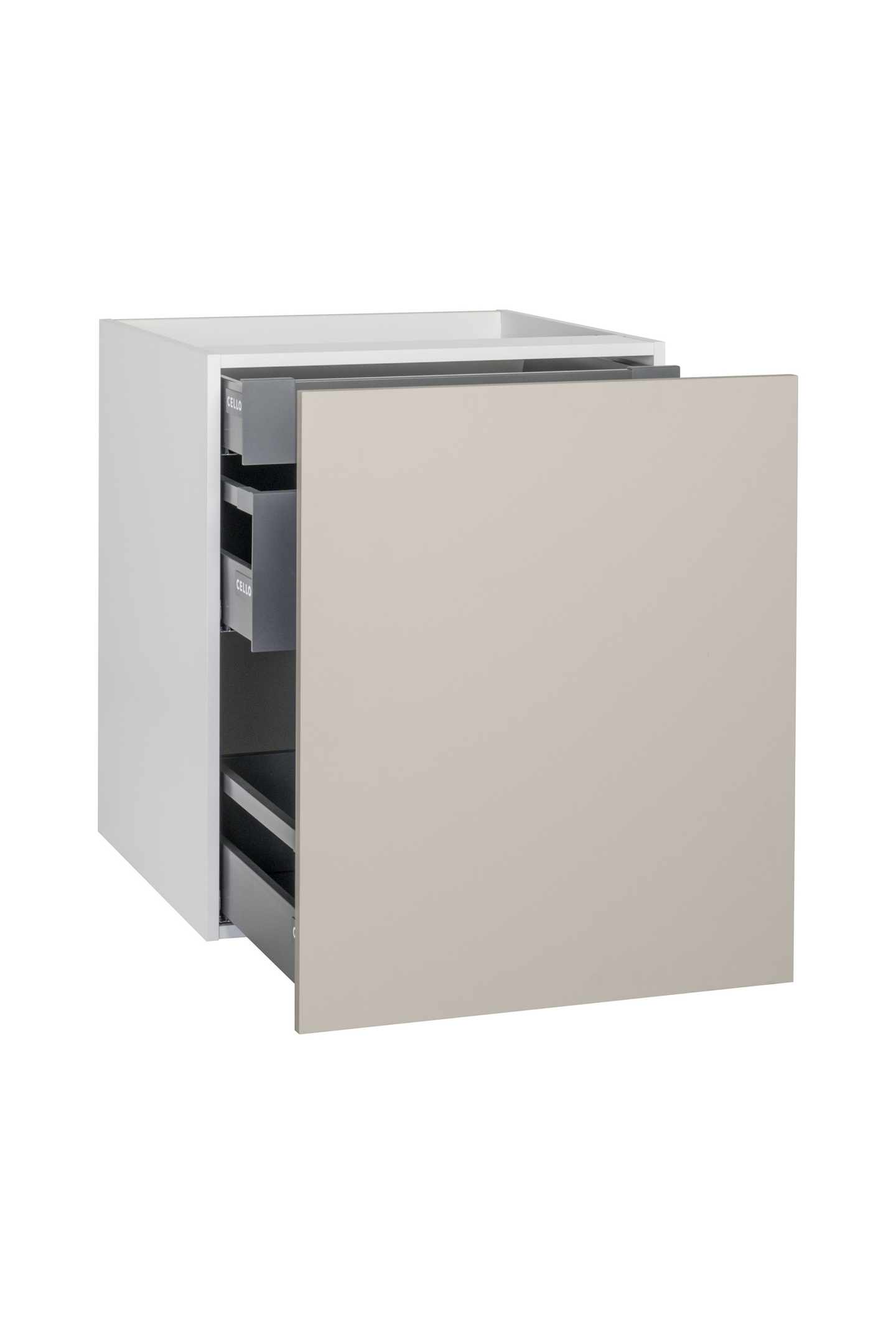 Alakaappi Cello Keittiö 71cm laatikolla ja 2 sisälaatikolla