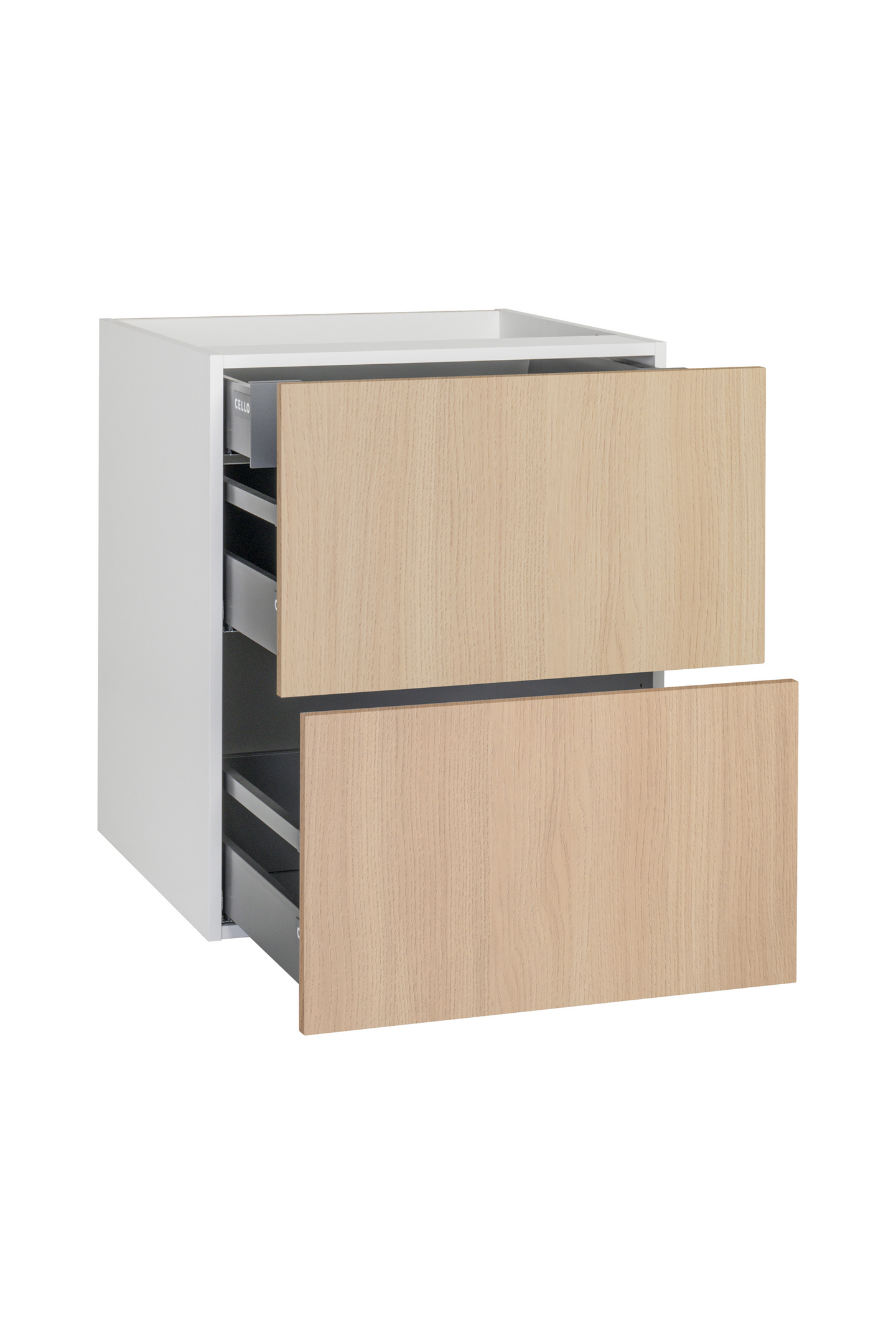 Alakaappi Cello Keittiö 71cm 2 laatikolla ja sisälaatikolla