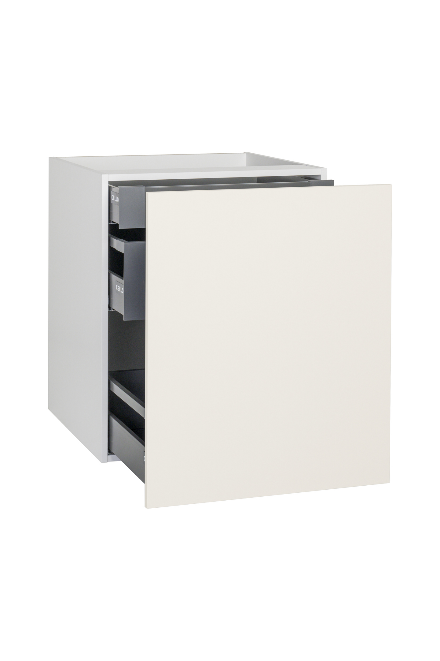 Alakaappi Cello Keittiö 71cm laatikolla ja 2 sisälaatikolla