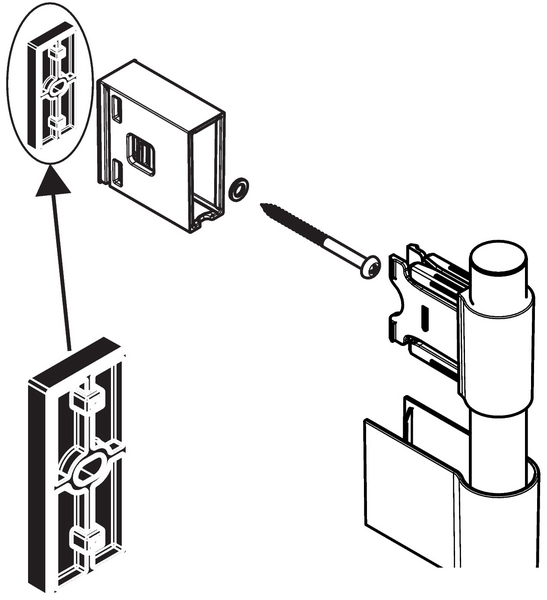 Korotuskappale Hansgrohe Crometta Varia Showerpipe