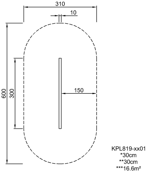 Tasapainopuomi Kompan 300cm puu