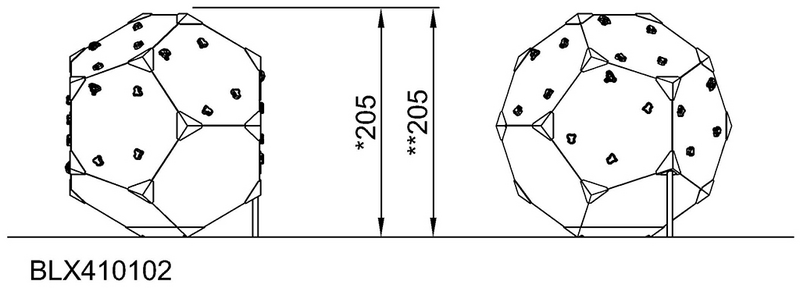 Kiipeilykuutio Kompan BLOQX 1