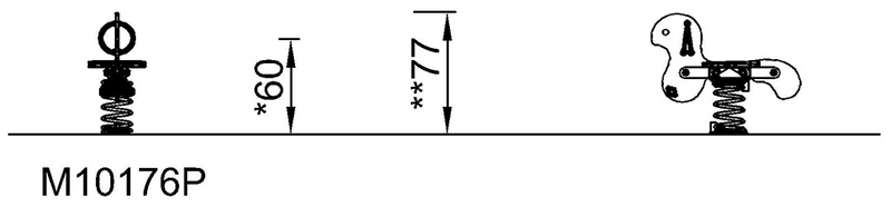 Jousikeinu Kompan Kana 62cm punainen