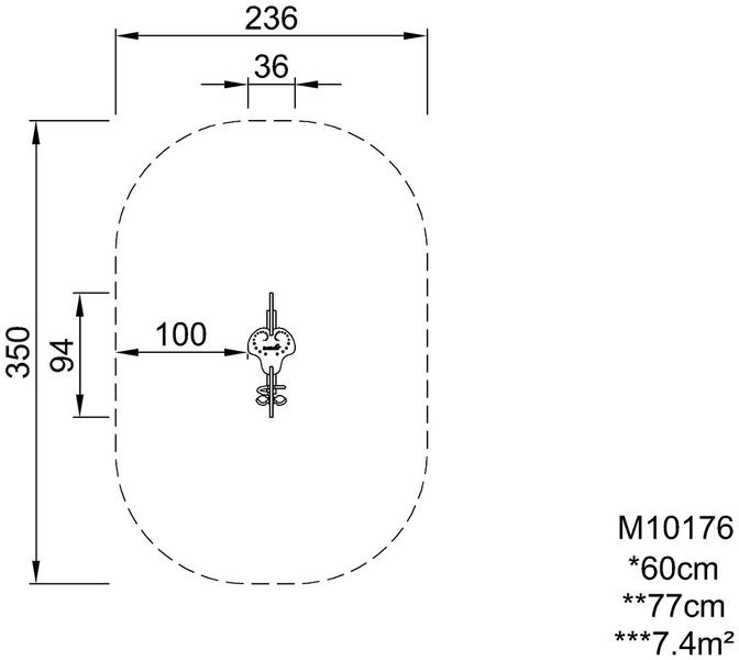 Jousikeinu Kompan Kana 62cm punainen