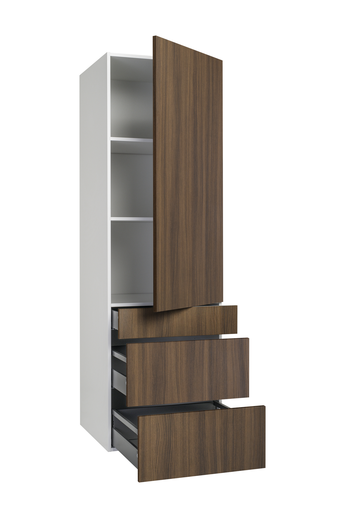 Hyllykomero Cello Keittiö 192cm 3 laatikolla