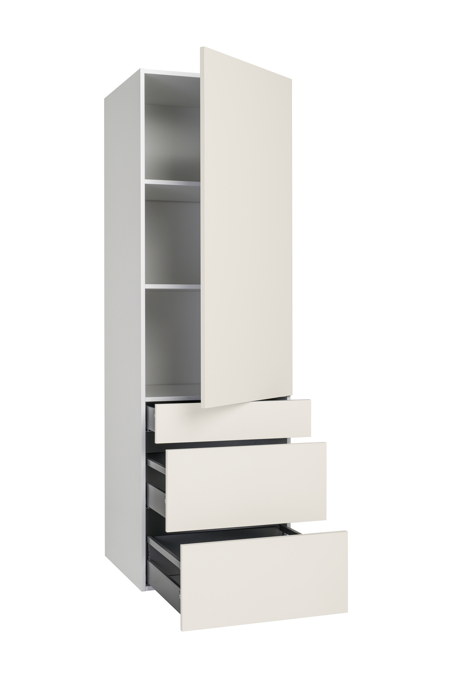 Hyllykomero Cello Keittiö 192cm 3 laatikolla