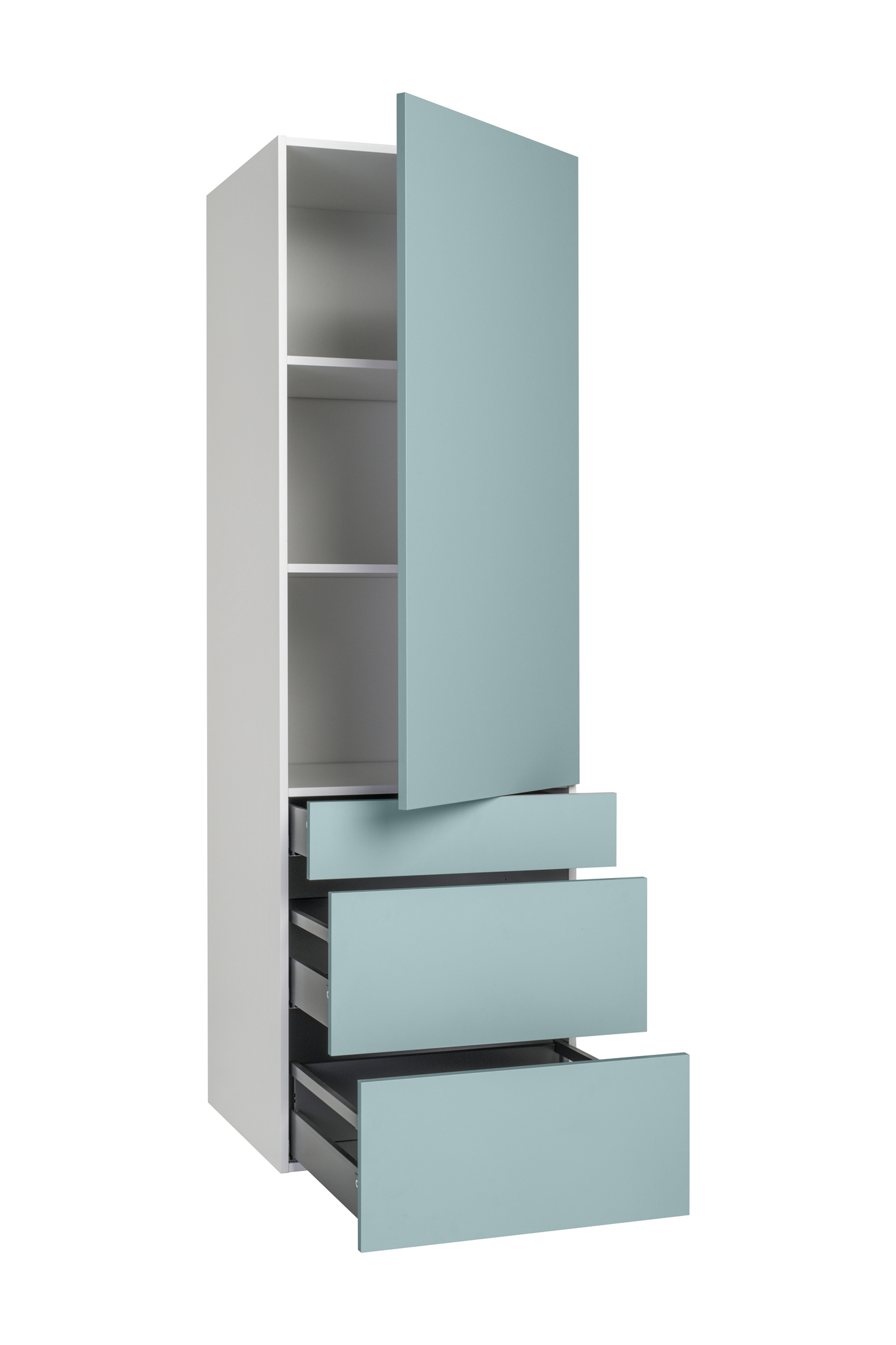 Hyllykomero Cello Keittiö 192cm 3 laatikolla