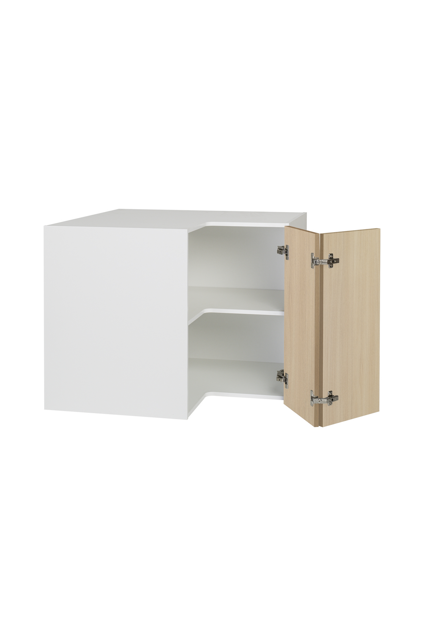 Alakulmakaappi Cello Keittiö 90x90cm hyllyllä