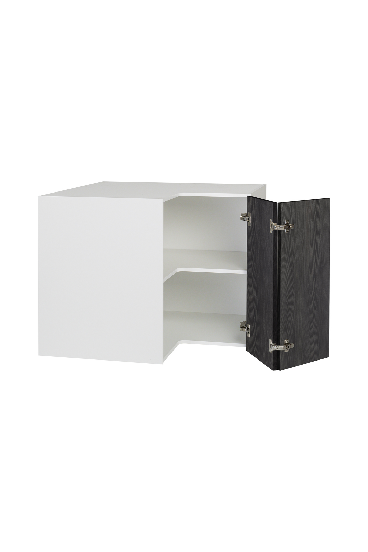 Alakulmakaappi Cello Kuusela 90x90cm hyllyllä