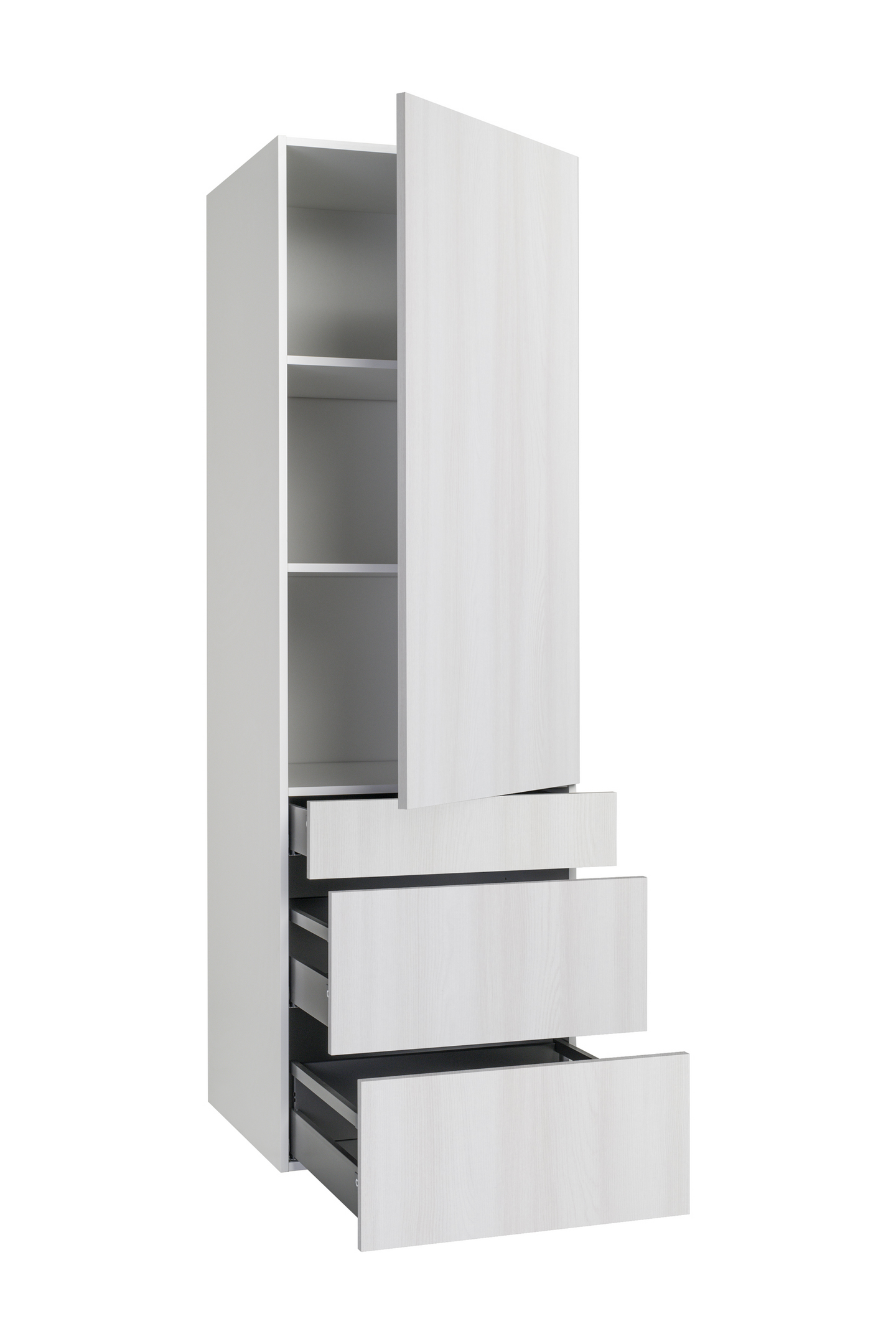 Hyllykomero Cello Keittiö 192cm 3 laatikolla