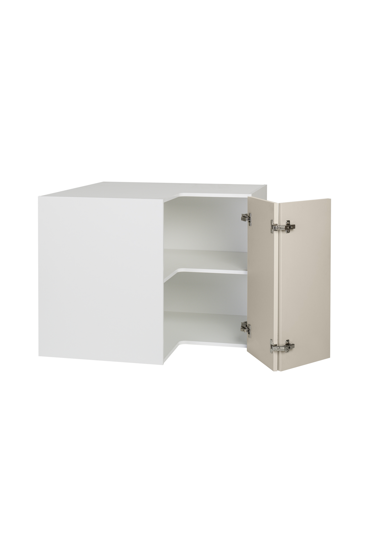 Alakulmakaappi Cello Keittiö 90x90cm hyllyllä