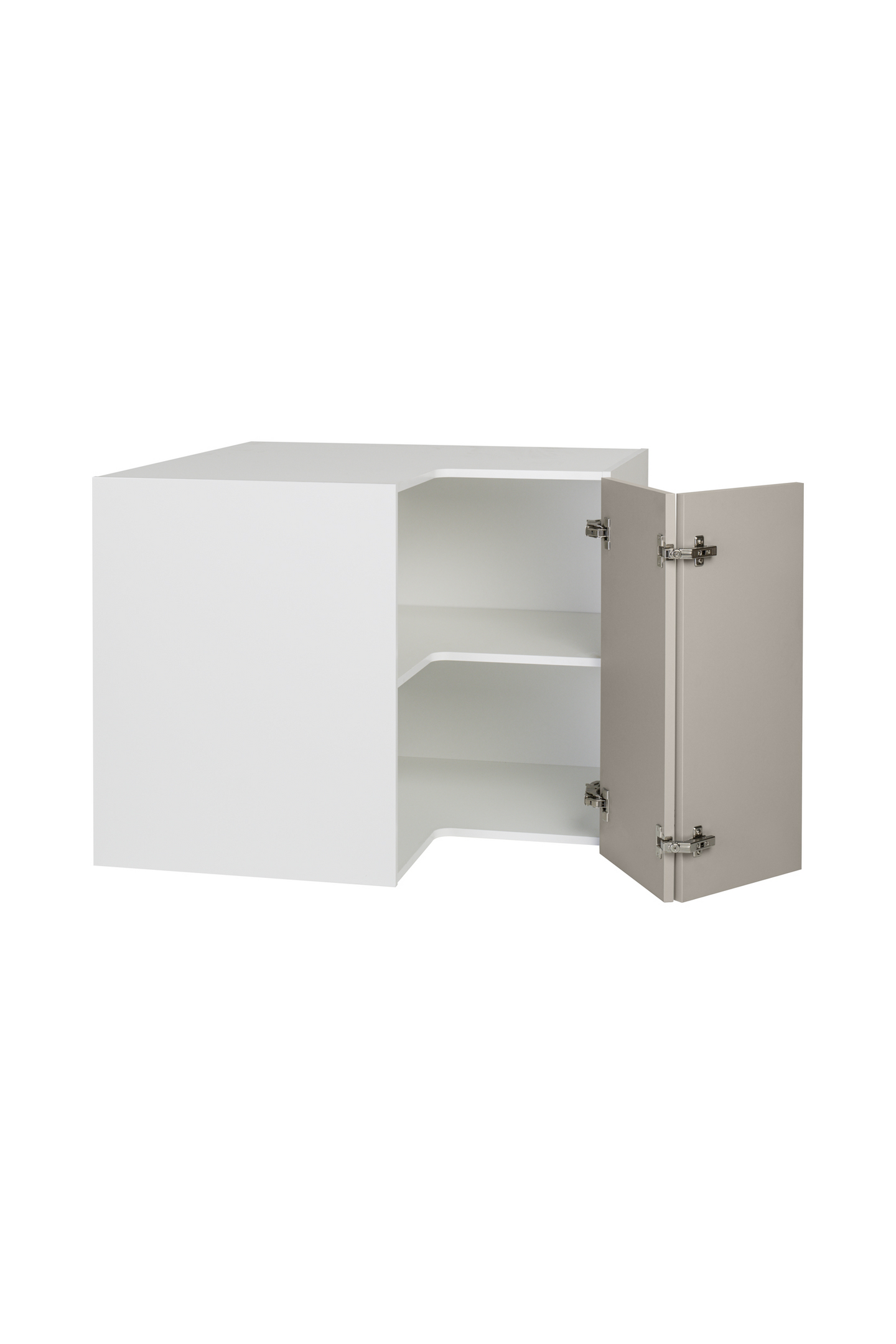 Alakulmakaappi Cello Keittiö 90x90cm hyllyllä