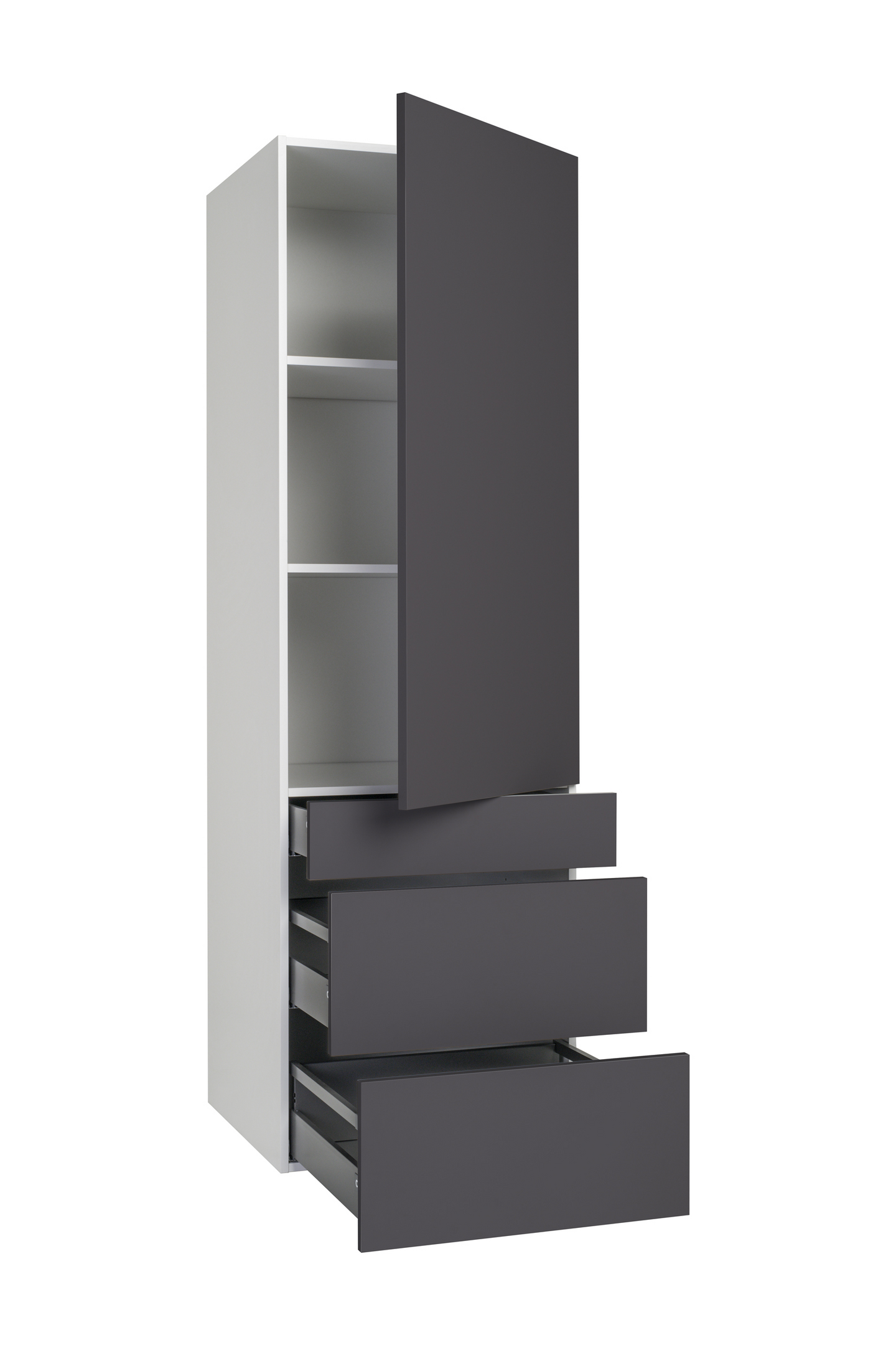 Hyllykomero Cello Keittiö 192cm 3 laatikolla