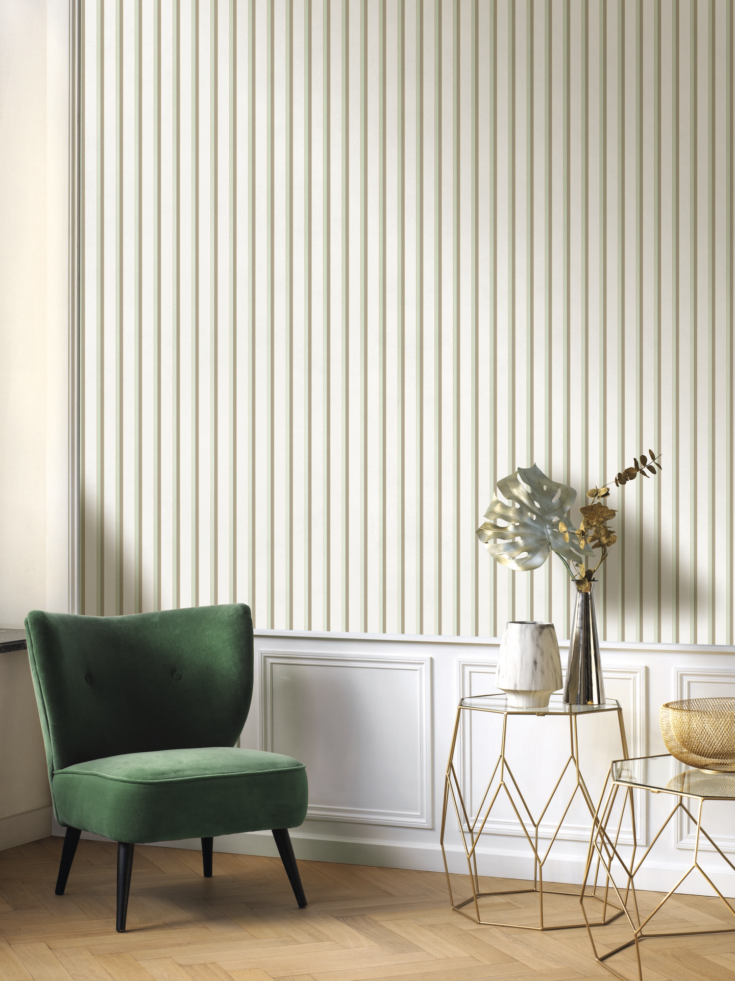 Kuitutapetti Casadeco Derby 89329286 Country Club Noir Naturel 10,05m