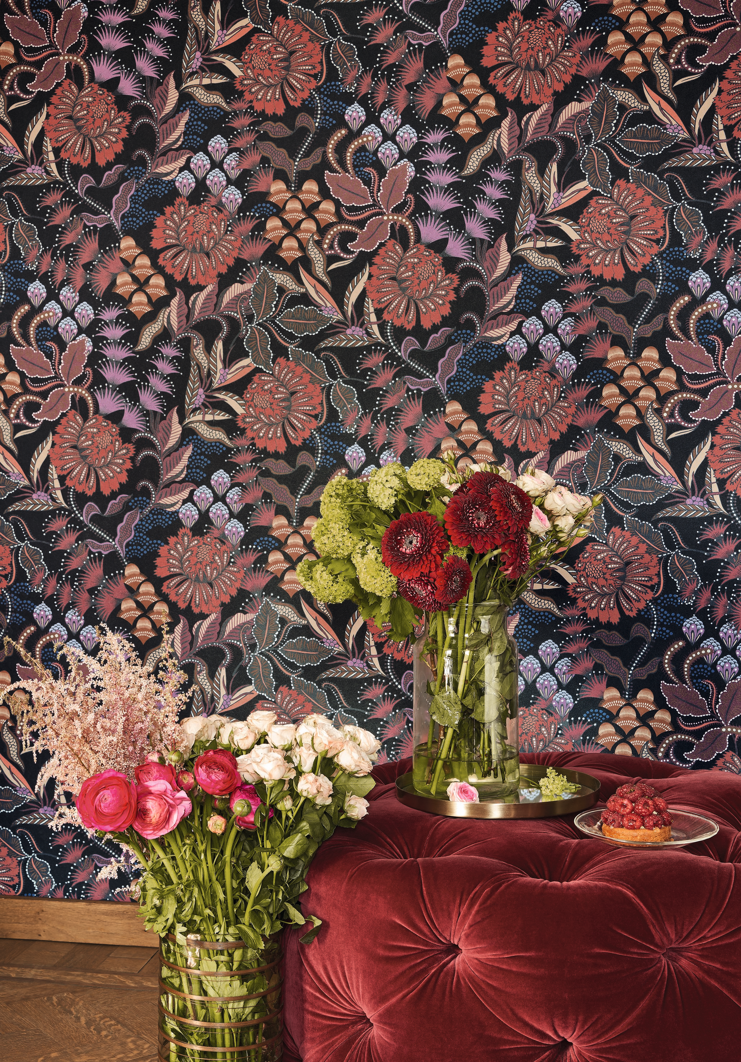 Kuitutapetti Casadeco Derby 89288418 Bloomsbury Rouille 10,05m