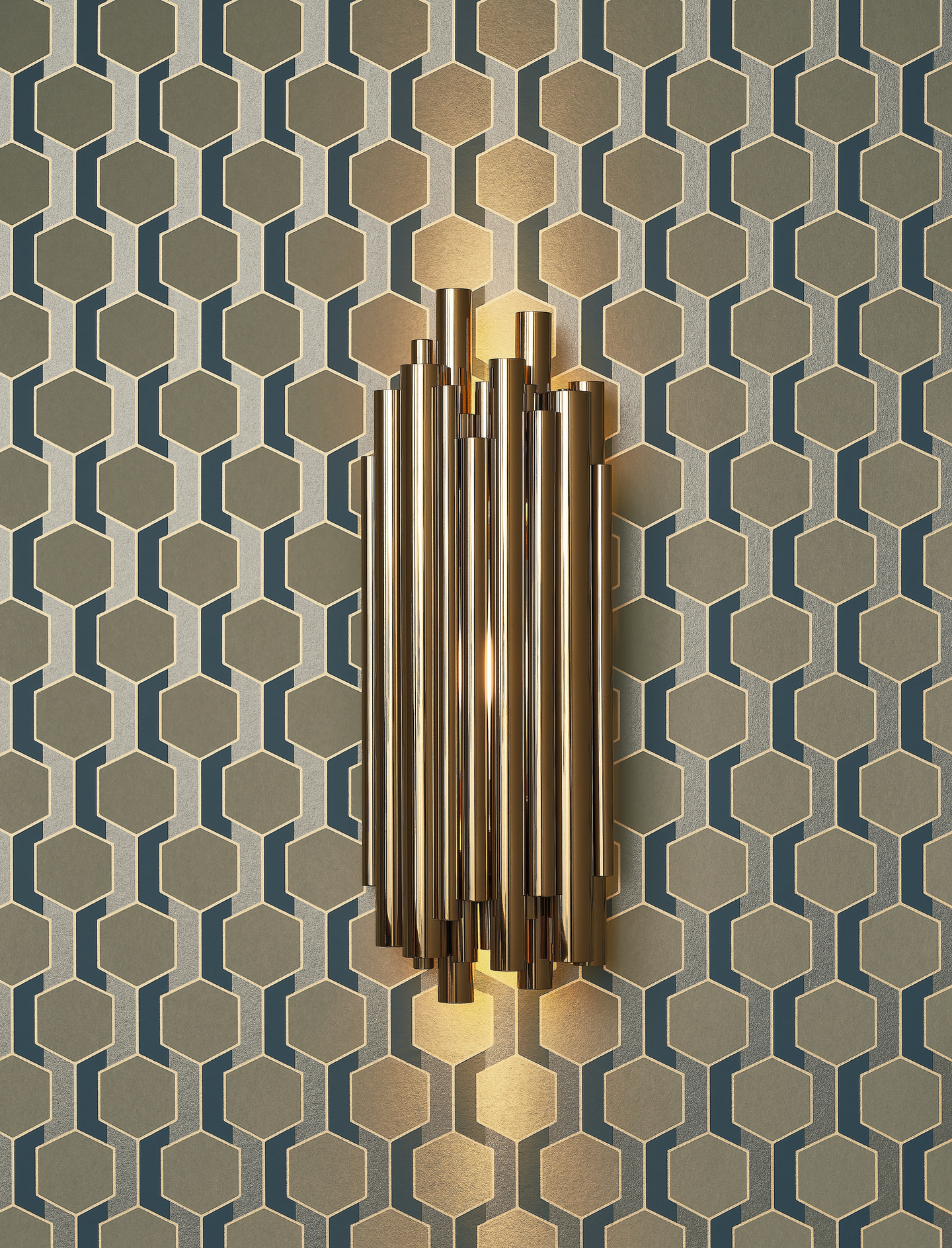 Kuitutapetti Casadeco Derby 89307783 Hamilton Vert Kaki 10,05m